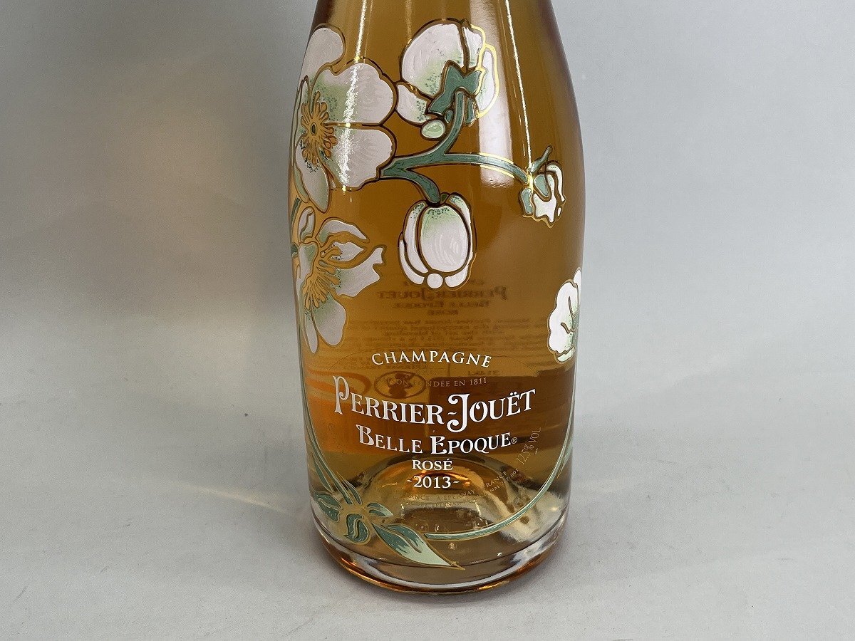 シャンパン PERRIER JOUET BELLE EPOQUE ROSE ペリエ ジュエ ベル エポック ロゼ 2013 750ml 箱なし 未開栓[327978_画像3