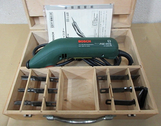 S5763 中古 BOSCH ボッシュ PSE180E スクレーパー 電動彫刻機 ウッズマイスター PSE180E/W型の画像8