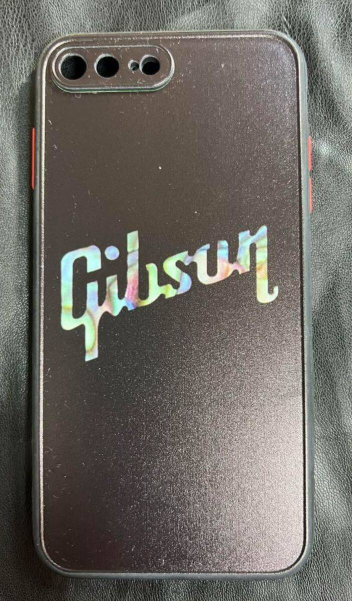 iPhone 8plus シリコンケース Gibson ギブソン ケース_画像1