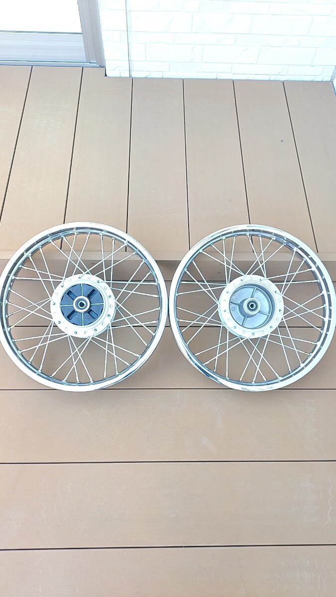 Yahoo!オークション - 希少 YBR125 YB125spスポークホイール前後 Yahoo!オークション - 希少 YBR125 YB125spスポークホイール前後