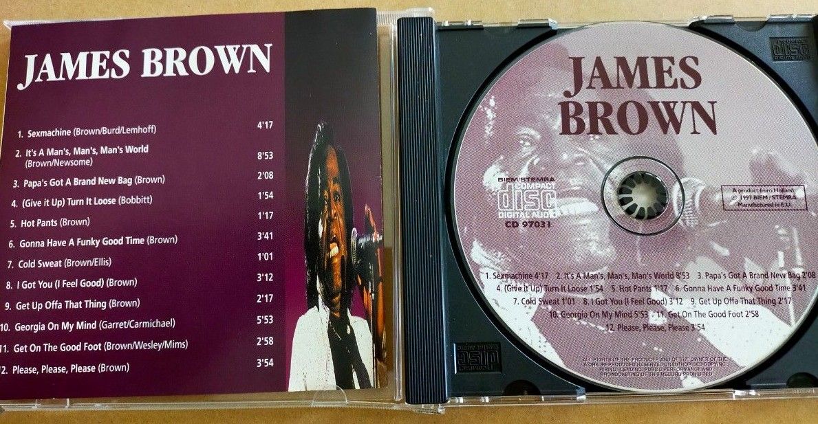 ジェームス・ブラウン (James Brown)「ザ・ベスト1200 ジェームス・ブラウン VOL.2」「BEST LIVE」