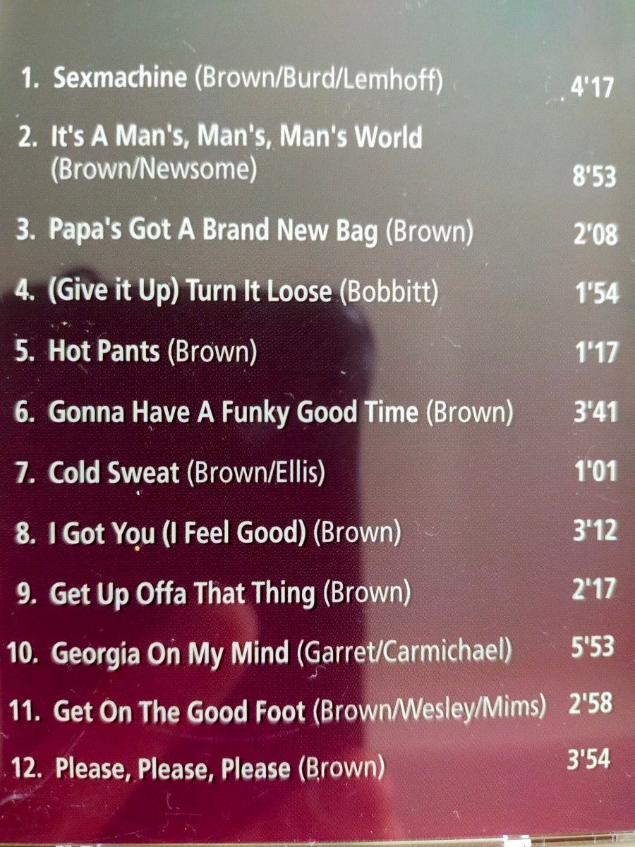 ジェームス・ブラウン (James Brown)「ザ・ベスト1200 ジェームス・ブラウン VOL.2」「BEST LIVE」