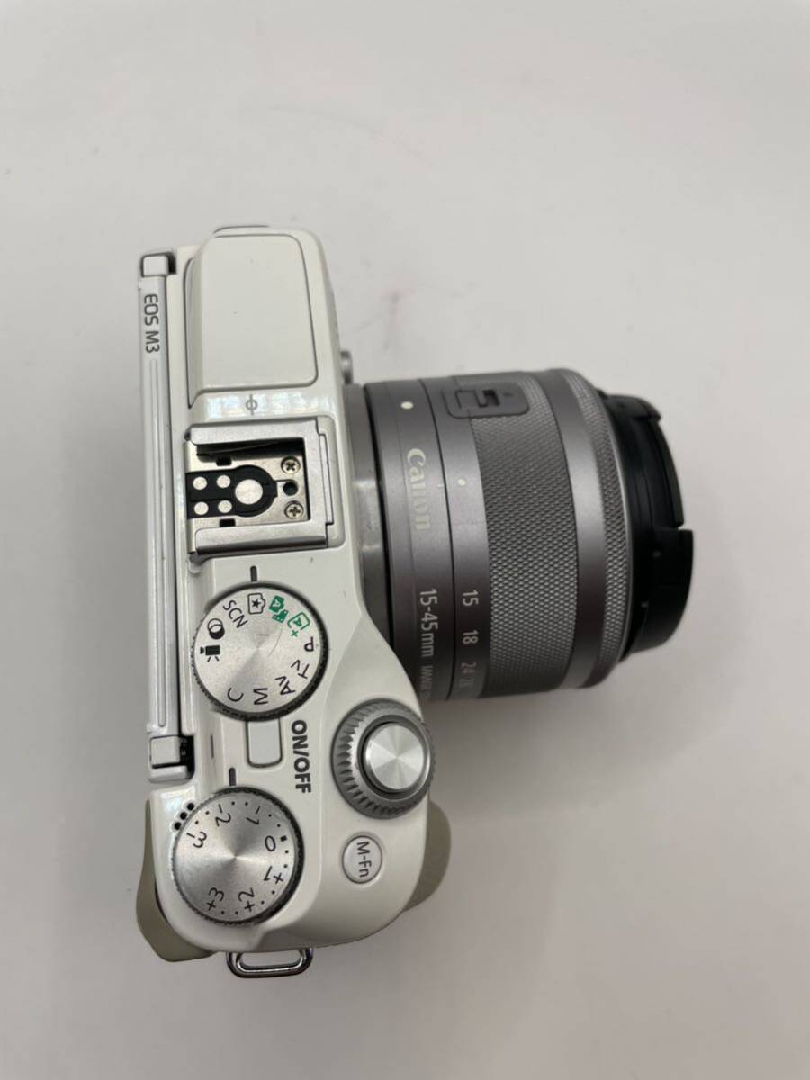 ◎ Canon EOS M3 レンズキット ジャンク ミラーレス一眼 バッテリー 充電機付属 キャノン 