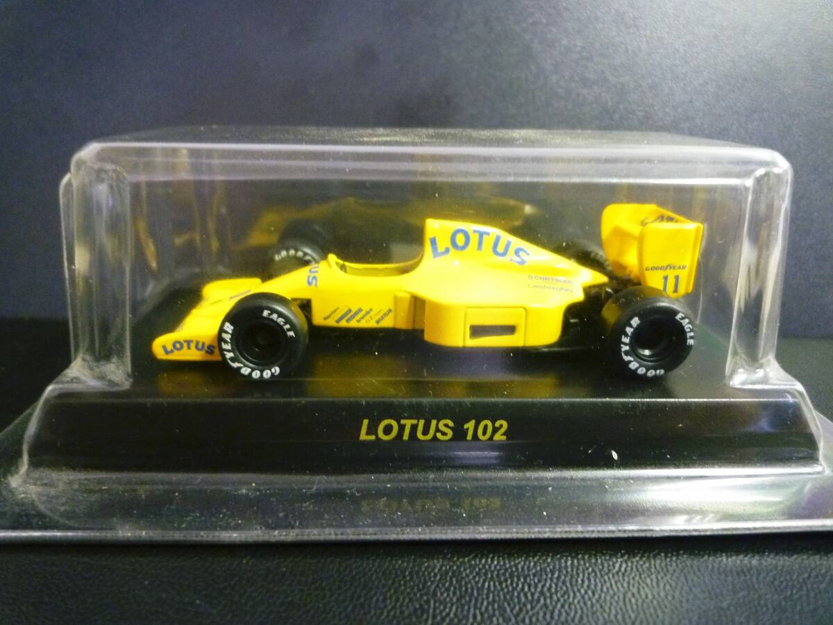 1/64 LOTUS 102 ロータス・ランボルギーニ 102 ＃11 デレック・ワーウィック（ロータス フォーミュラ ミニカーコレクション）京商の画像1