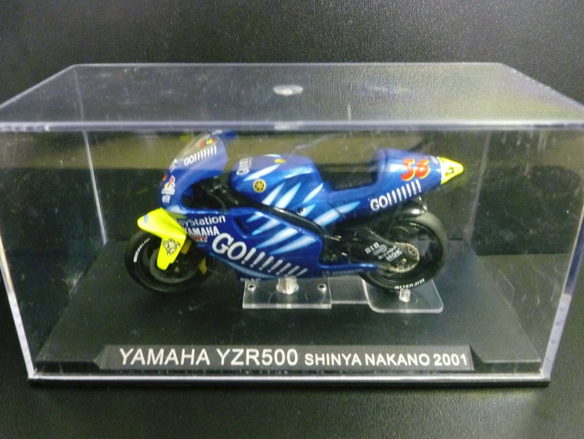  1/24 ヤマハ YZR500 YAMAHA YZR 500 中野真矢＃56 2001 ixo ☆おまけ付：ライダー＆マシ－ン解説冊子付き外箱入り_画像8