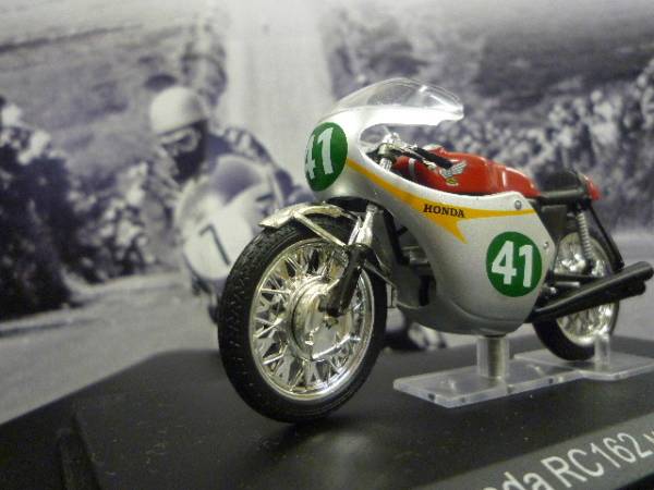 【未開封品】 1/24 ホンダ RC162 マイクへイリウッド HONDA RC 162 マン島T.T 1961 ixoの画像8