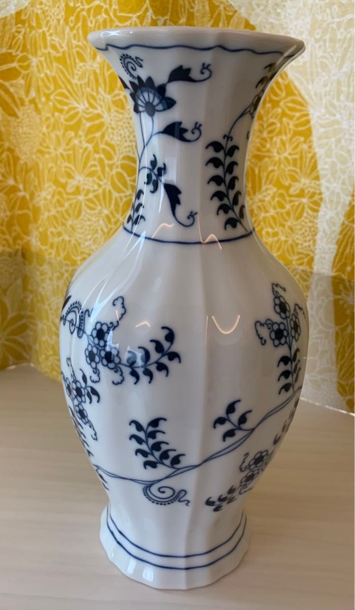 【美品】BIue Danube ブルダニューブ　花瓶　フラワーベース