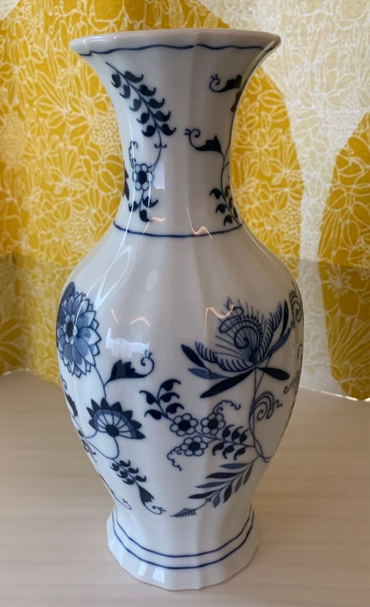 【美品】BIue Danube ブルダニューブ　花瓶　フラワーベース