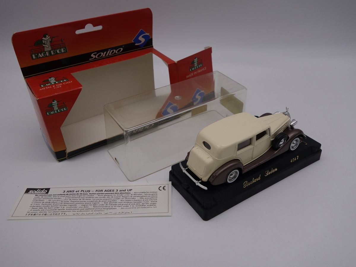 ミニカー Packard Sedan 1/43 SOLIDO L'AGE D'OR パッカード セダン_画像2