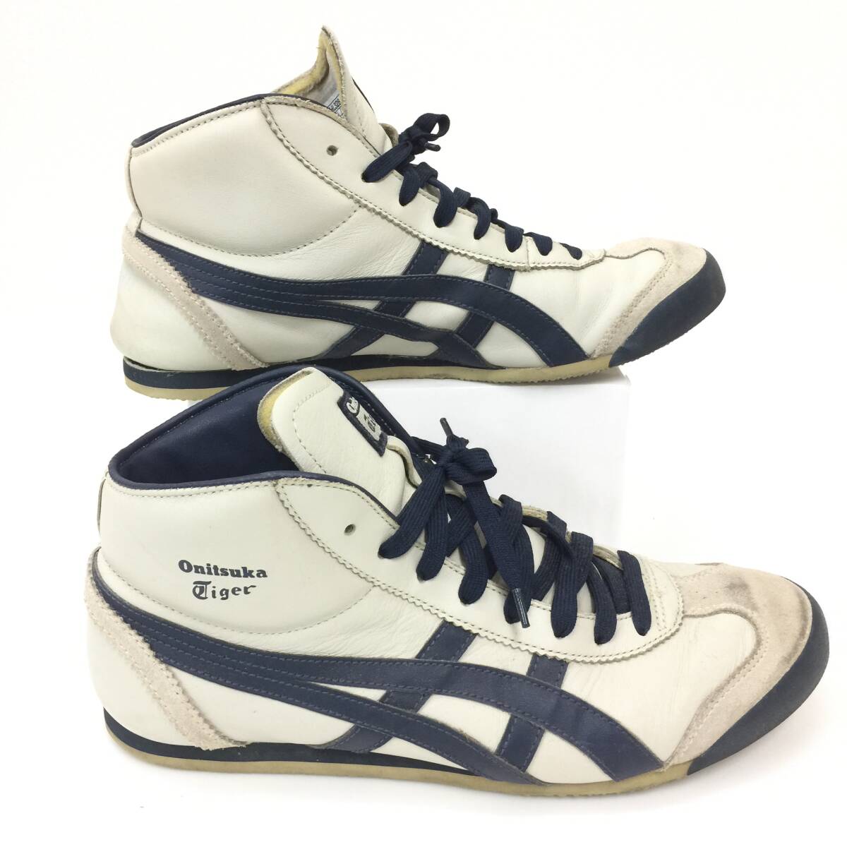 282 Onitsuka Tiger オニツカタイガー MEXICO MID RUNNER メキシコミッドランナー THL328 ミッドカット スニーカー 靴 メンズ 26.5cmの画像5