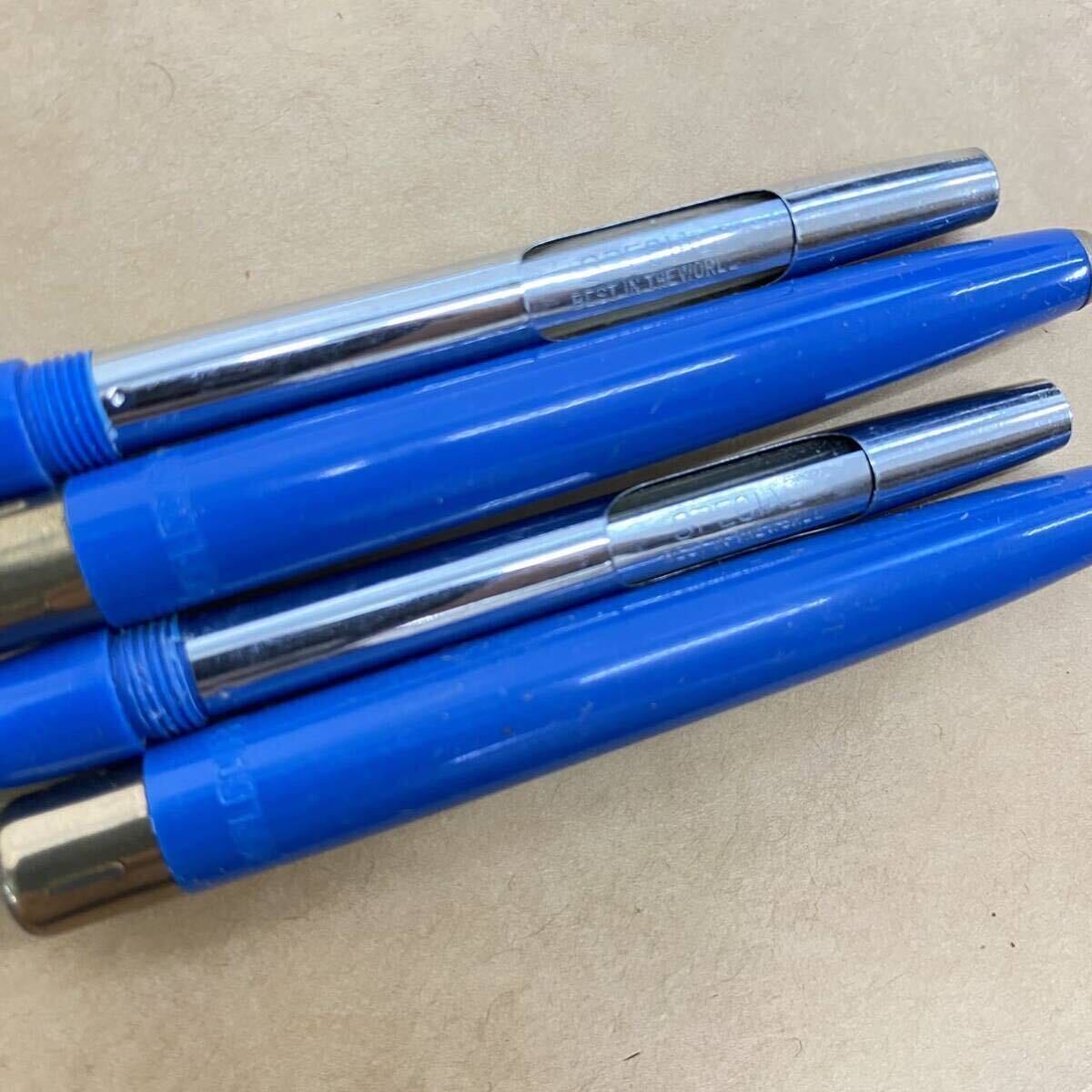 875 万年筆 ペン先 ペン芯 コンバーター WORLD QUEEN 胴軸 ブルー 青 重量約530g 60本 キャップ欠品 筆記具 筆記用具 _画像8