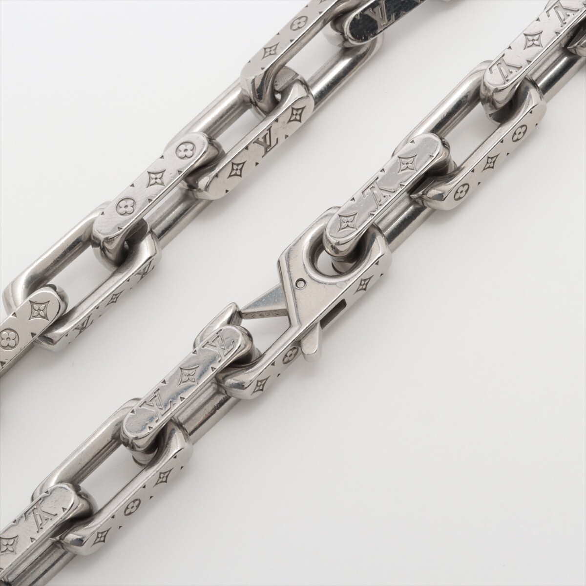  Louis Vuitton necklace * chain monogram kolieGP silver M00307 ST50a820