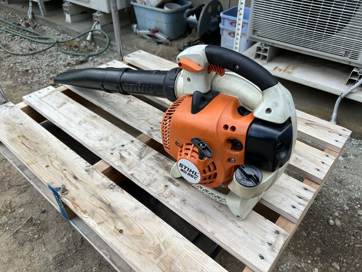 STIHL/エンジンブロアSTIHL BG86C/かかり良し/吹上がり良し/スチール の画像8