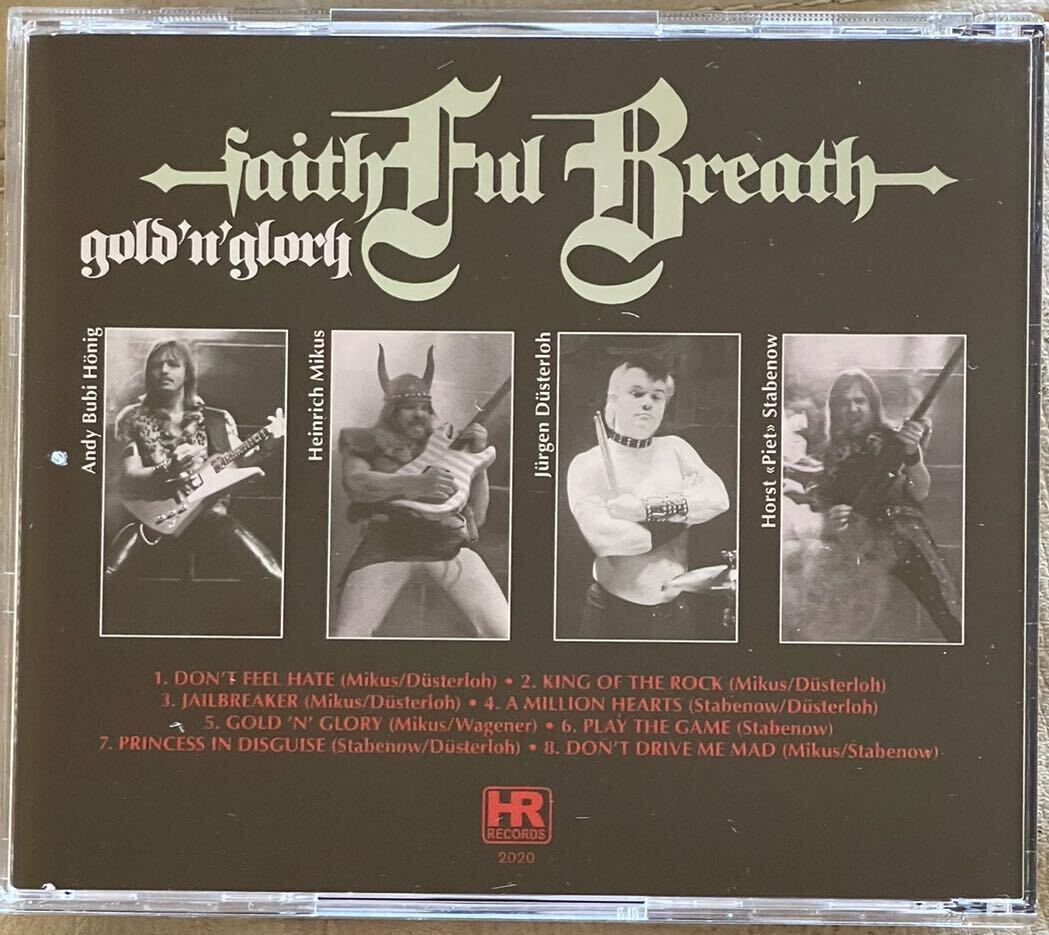 FAITHFUL BREATH Gold 'N' Glory High Roller Records ドイツ リマスター 正統派ヘヴィ・メタル ジャーマン・メタル RISK 80年代の画像4