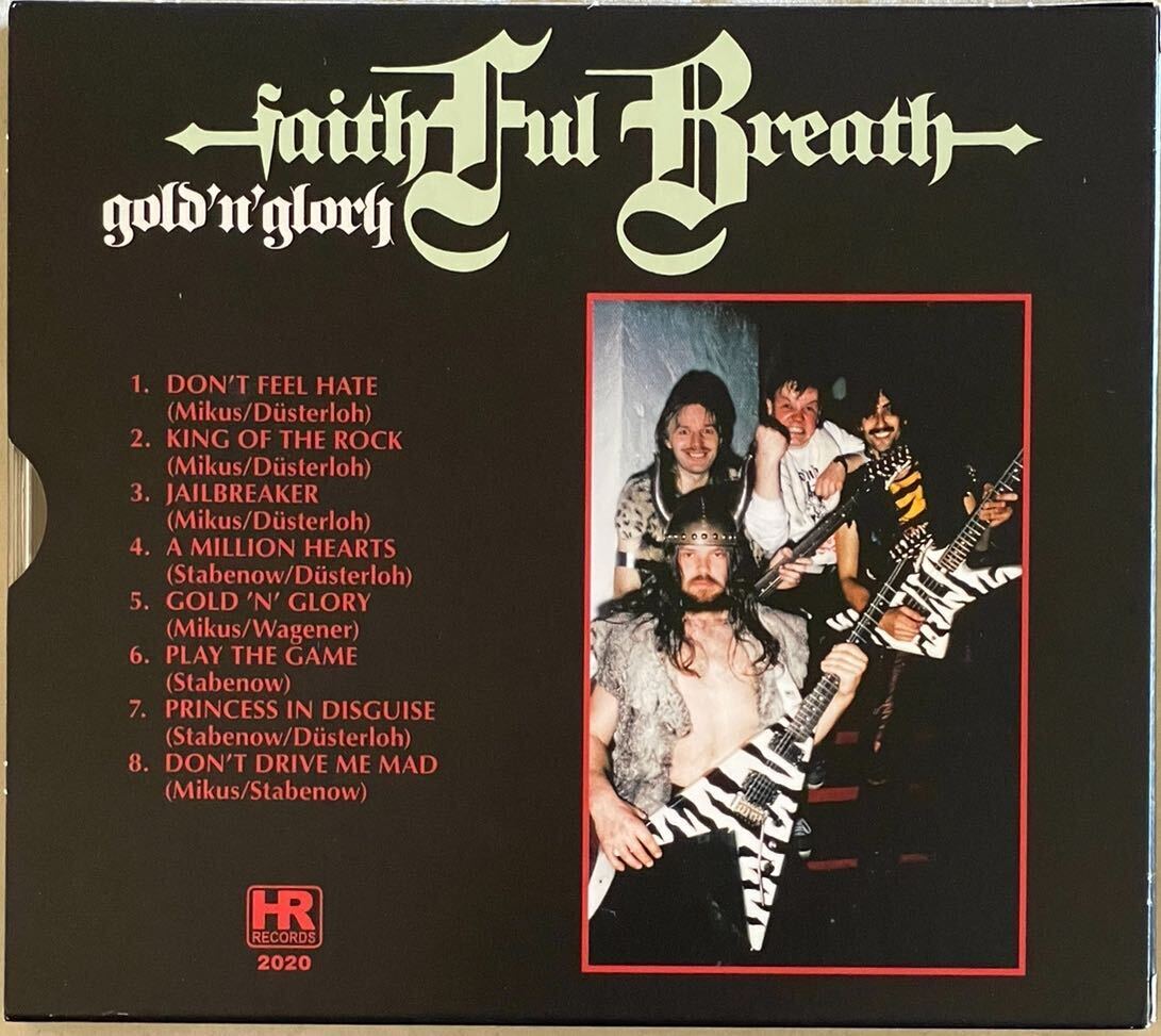 FAITHFUL BREATH Gold 'N' Glory High Roller Records ドイツ リマスター 正統派ヘヴィ・メタル ジャーマン・メタル RISK 80年代の画像2