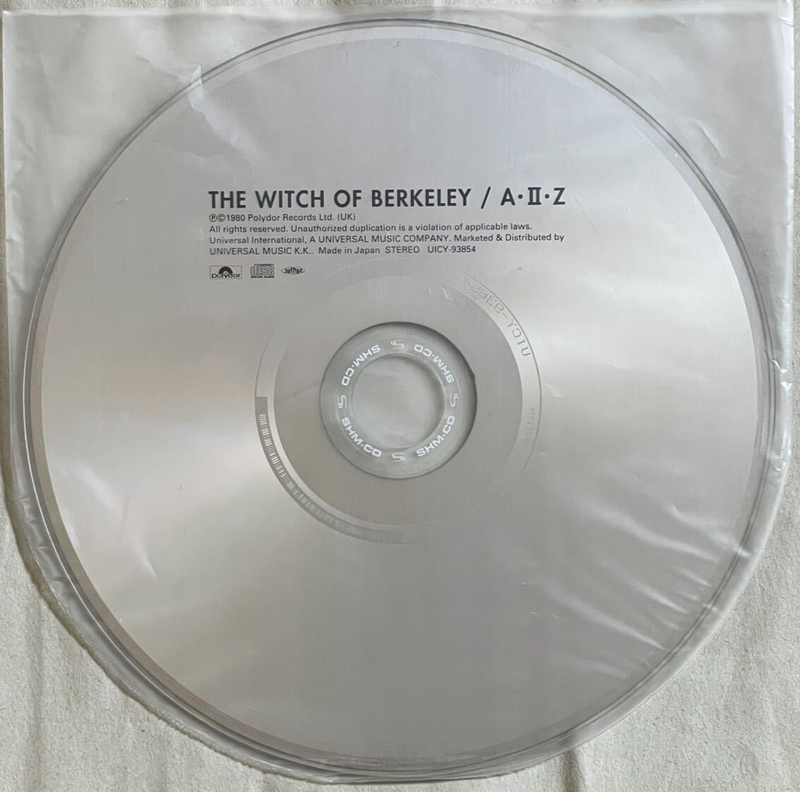 A Ⅱ Z The Witch Of Berkeley Live Universal Music A Ⅱ Z ザ・ウィッチ・オブ・バークレー・ライヴ NWOBHM shm 紙ジャケット AC/DCの画像5