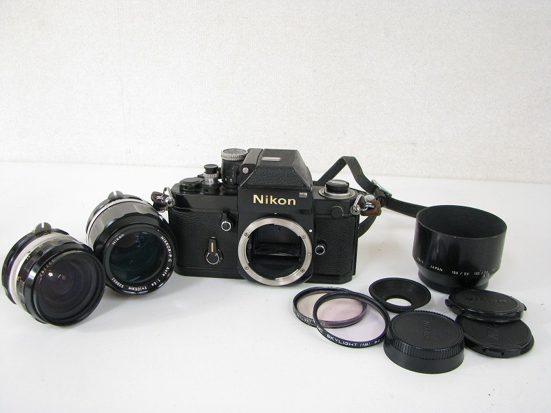 ジャンク Nikon ニコン F2 / NIKKOR-P・C F2.5 105mm NIKKOR-H F3.5 28mmの画像1