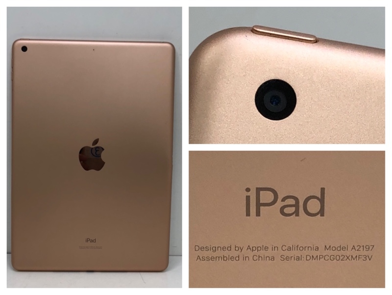 【ジャンク品】 Apple iPad 第7世代 MW792J/A A2197 128GB ゴールド Wi-Fiモデル 240207SK320690の画像5