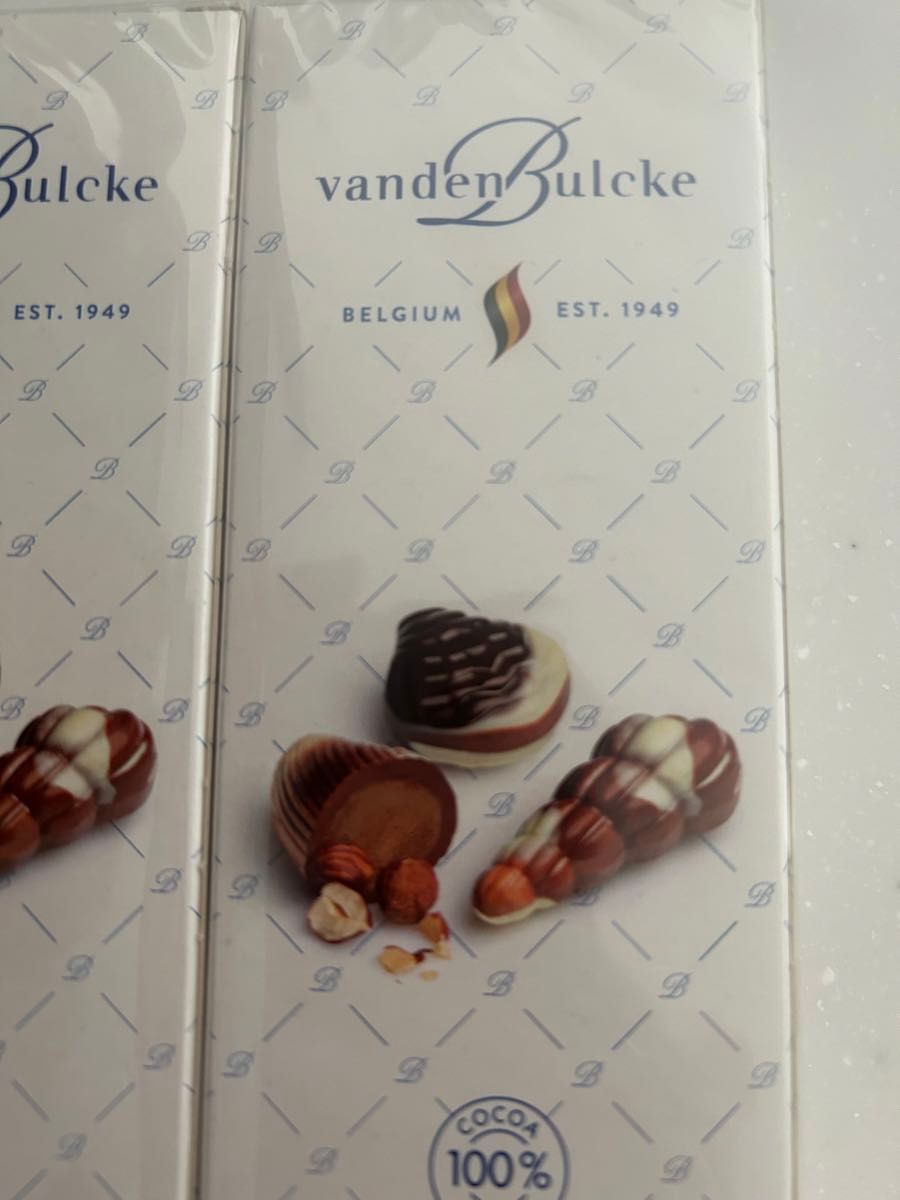 3箱セット ヴァンデンブルク　シーシェルチョコ ベルギー産　箱入りチョコレート ヘーゼルナッツフィリングチョコレート