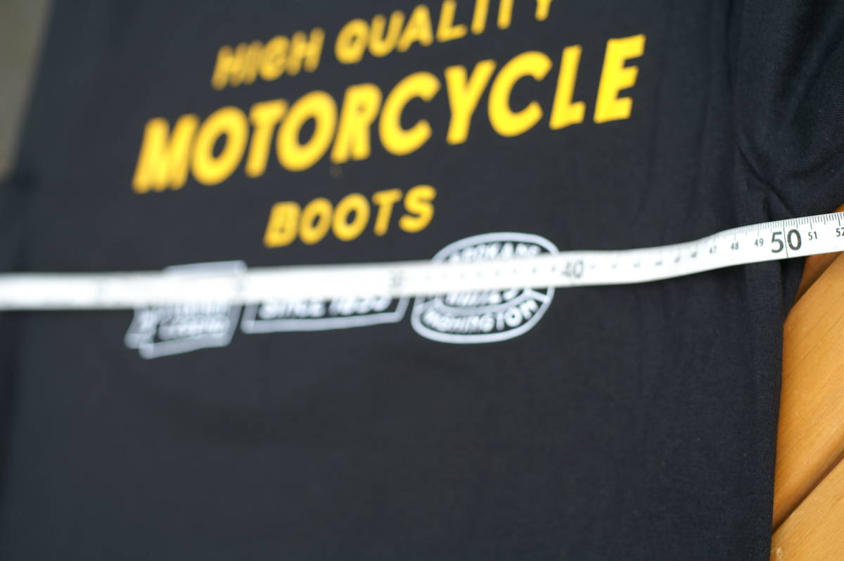 White\'s Boots White's Boots Logo T-shirt black MOTORCYCKLE Logo Ver.