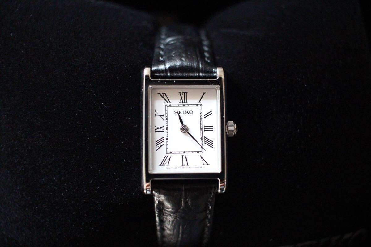 【日本未発売】 SEIKO SWR053 新品未使用 セイコー タンク カルティエ スクエア 腕時計 レディース メンズ ユニセックス Cartier Casioの画像1