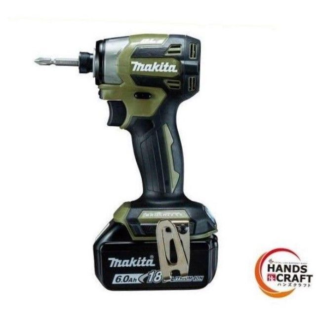 ★送料無料 マキタ makita 充電式インパクトドライバ TD173DRGXO オリーブ 18V6.0Ahバッテリ×2 充電器 ケース付 未使用 純正品