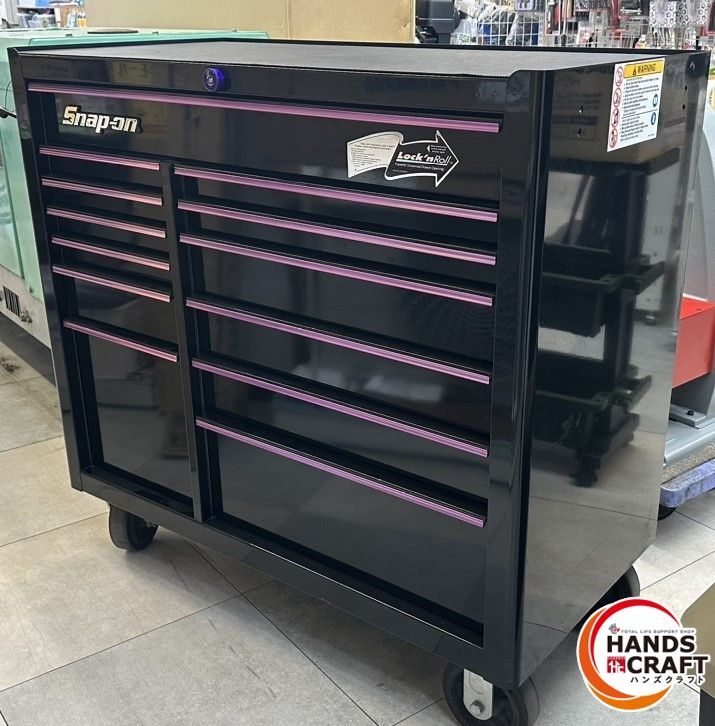 ◇【引取限定】Snap-on スナップオン KRA4813DKPC ロールキャブ カギ2本付【福岡インター店】【中古】