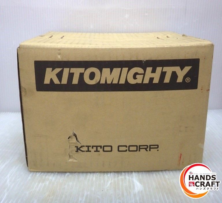 ★ KITO チェーンブロック M3形 定格荷重1t 揚程2.5m CB010 未使用 未開封 保管品 キトー_画像1