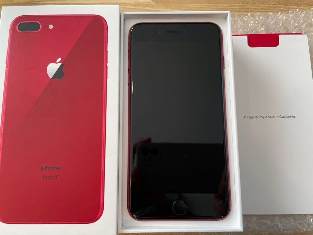iPhone8　Plus 256GB　SIMフリー PRODUCT RED_画像8
