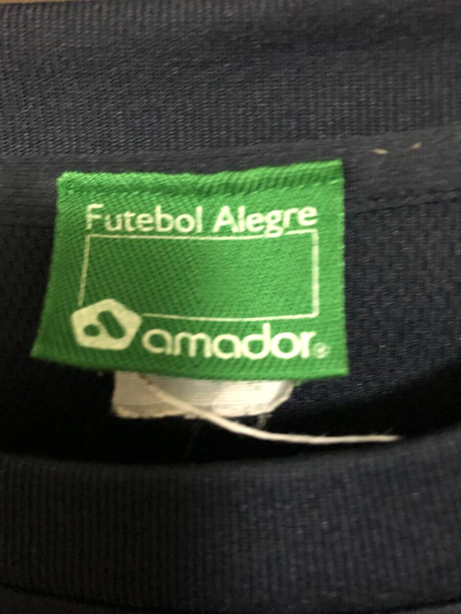 amador　 JOGARBOLA ジョガボーラ ゲームシャツ ウェア ユニホーム 上 紺 Ｌサイズ（USED) ～サッカー、フットサル、スポーツ等～_画像4