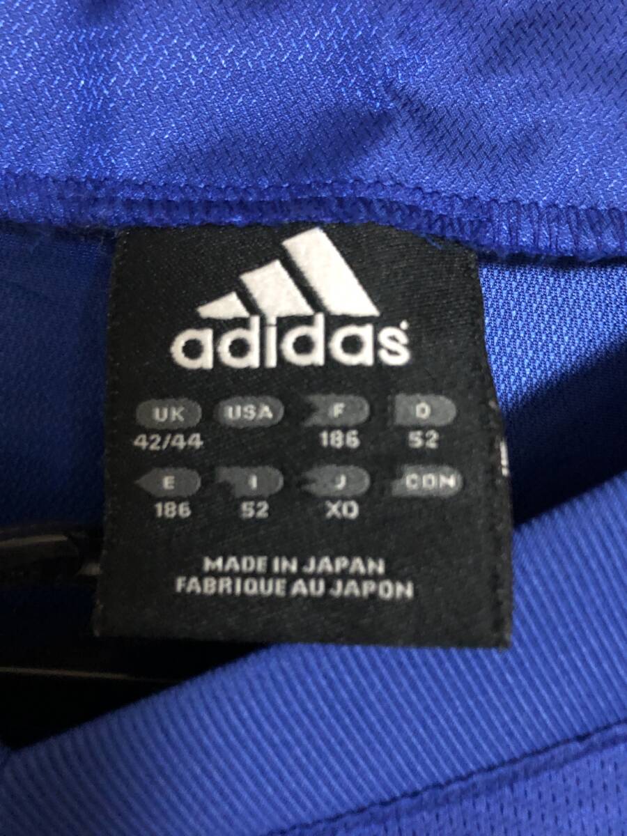 ADIDAS アディダス ウィンドピステ ウィンドブレーカー 上下セット セットアップ 青 XOサイズ（USED）～サッカー、フットサル、スポーツ～_画像6