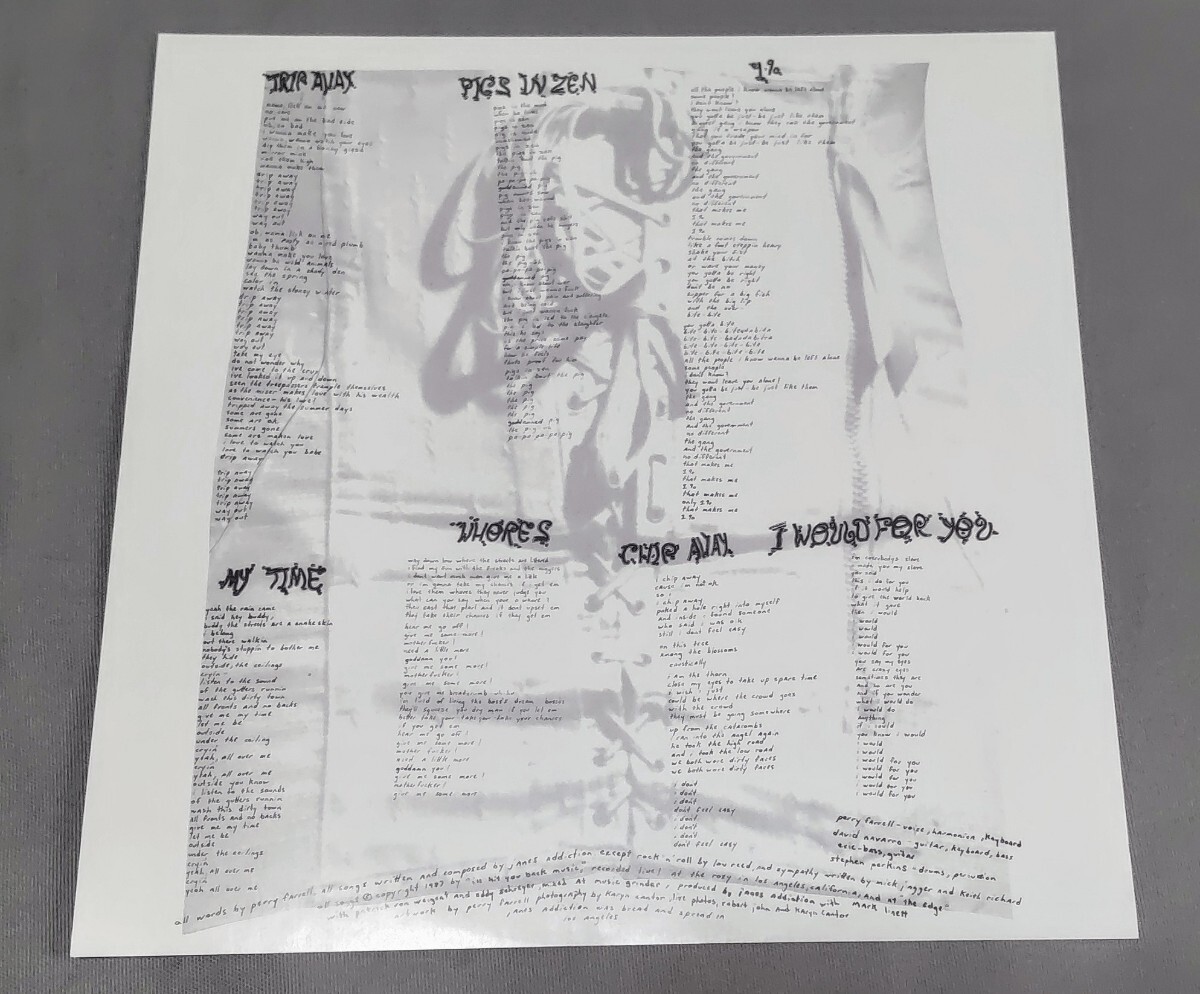 レア 美品LP JANES ADDICTION Janes Addiction 1987 USA ジェーンズ・アディクションの画像4