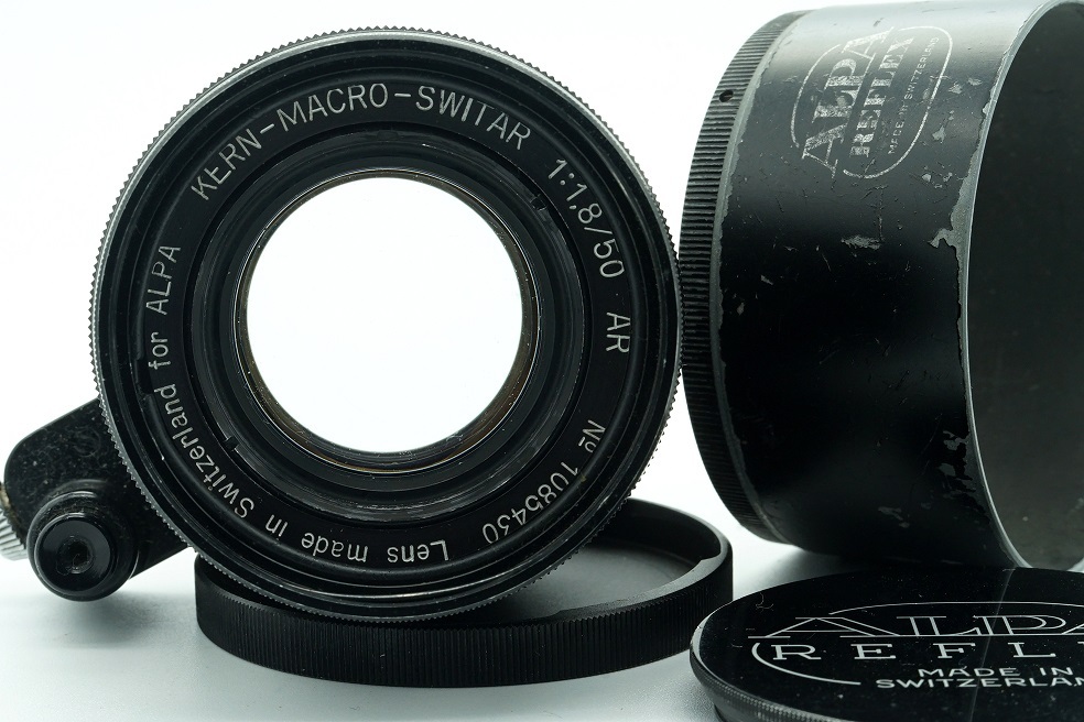 ♪♪ ケルン マクロ スイター ５０ｍｍ Ｆ１．８ アルパ マウント Kern Macro Switar for ALPA BLACK PAINT♪♪