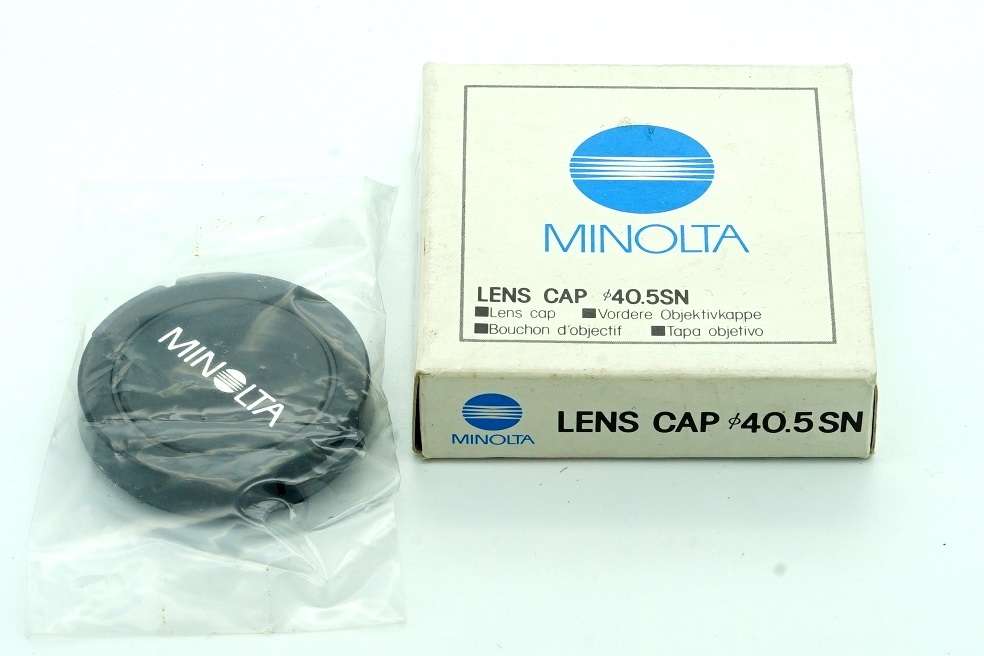 ♪♪ デッドストック！ 新品！ ミノルタ Minolta M-ROKKOR 40.5mm フロントレンズキャップ 箱入り ♪♪_画像1