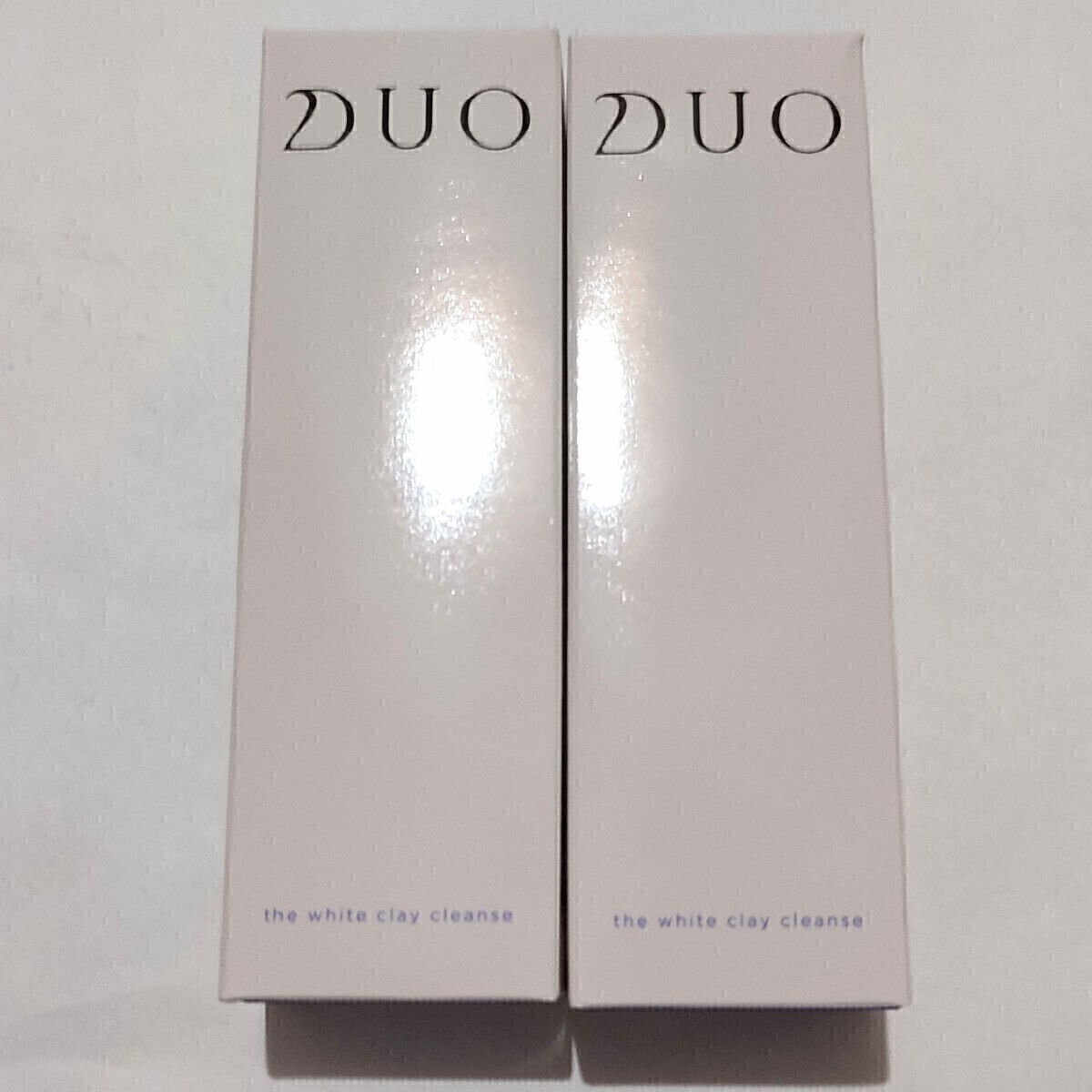 デュオ　Wクレイクレンズ　洗顔料　80g×2本　DUO 角質ケア　洗顔フォーム　ホワイトクレイ　White　clay　_画像1