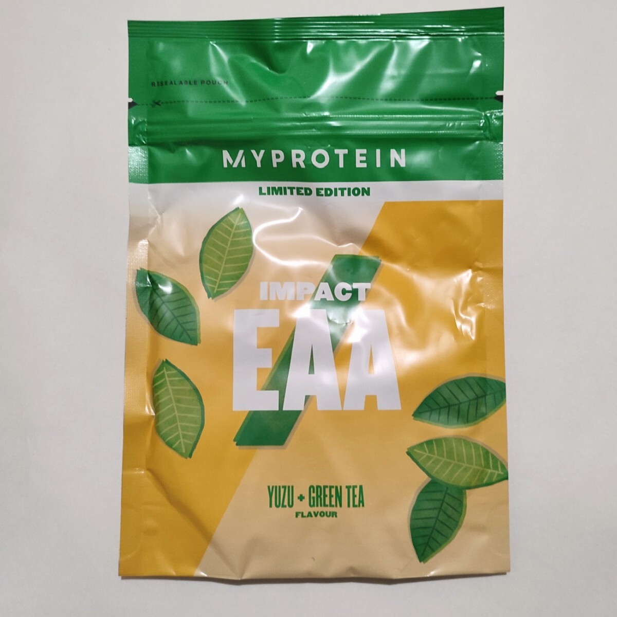 マイプロテイン Impact EAA　ゆずグリーンティー　250g Myprotein eaa 必須アミノ酸_画像1