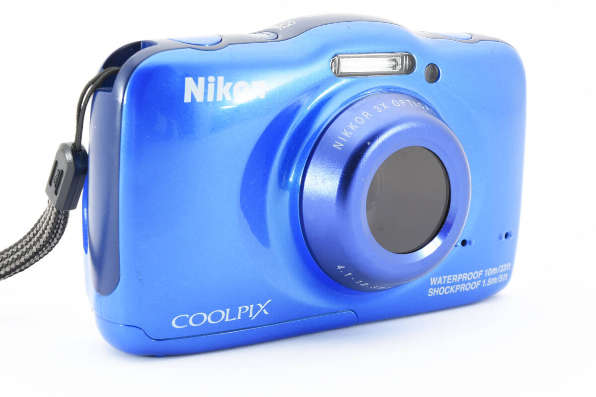 Nikon Nikon COOLPIX S32 голубой Nikon компактный цифровой фотоаппарат #2221