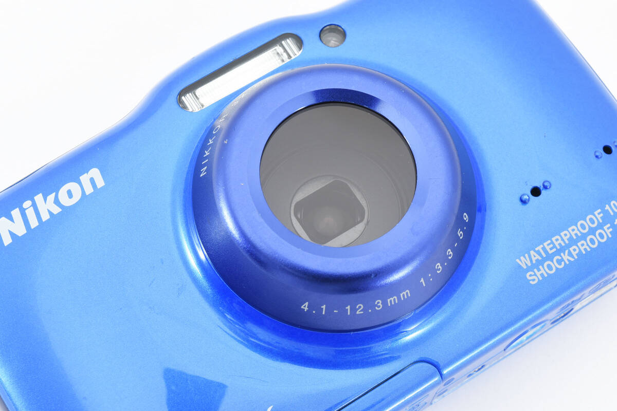 Nikon Nikon COOLPIX S32 голубой Nikon компактный цифровой фотоаппарат #2221