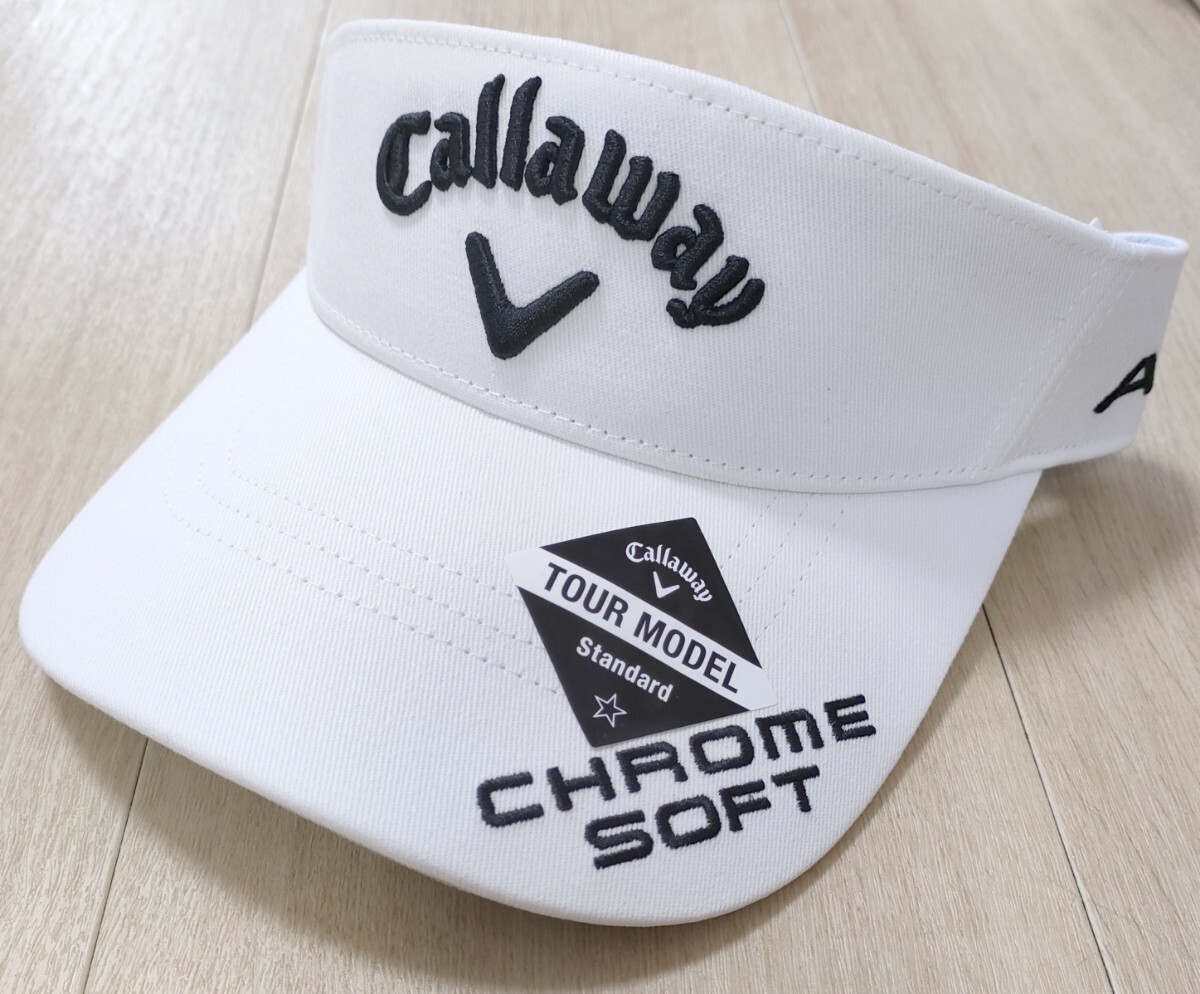 [ новый товар ] Callaway Callaway козырек Golf белый / черный 