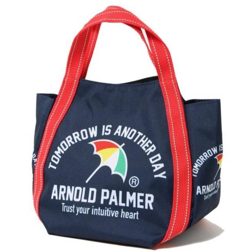 【新品】アーノルドパーマ　Arnold Palmer　ゴルフ　ラウンド　トート　バッグ　ネイビー_画像1