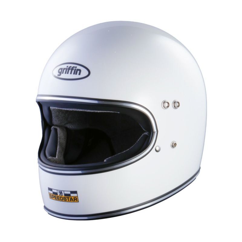 griffin speedstar helmet(グリフィン スピードスター ヘルメット）ホワイトカラー Lサイズ フルフェイス ヘルメット　WL_画像1