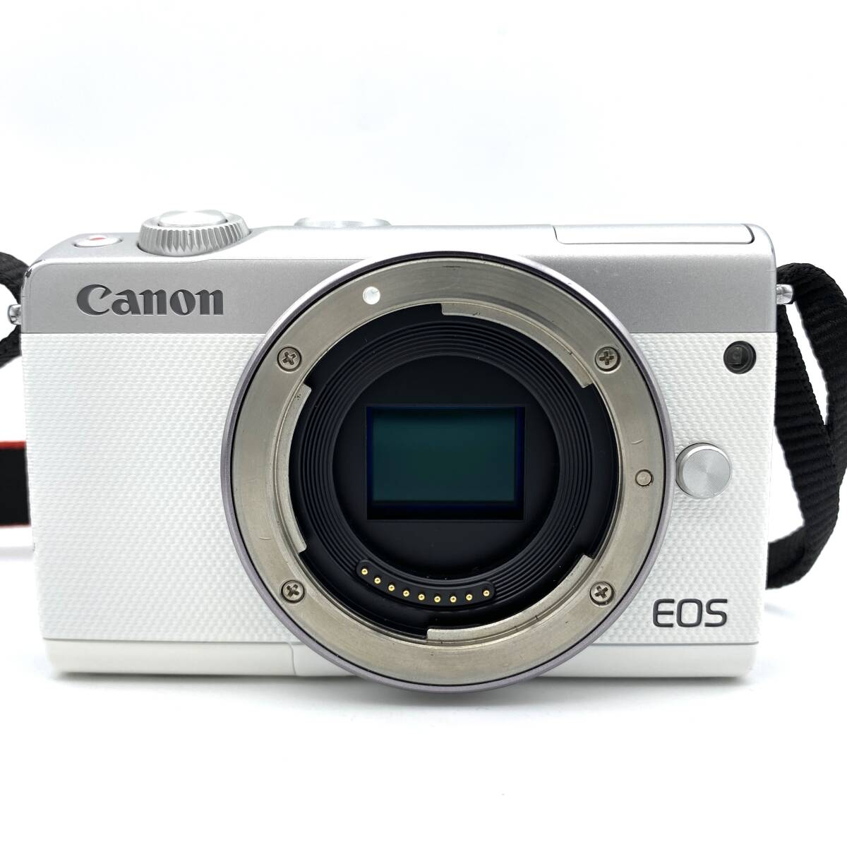 HY1463■【稼働】CANON キヤノン EOS M100 ミラーレス カメラ レンズ CANON ZOOM LENS EF-M 15-45mm 1:3.5-6.3 IS STM 説明書 保証書_画像2