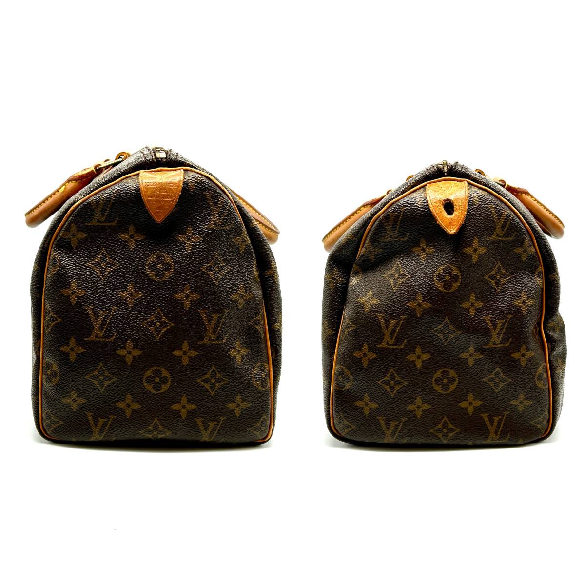 AY0931■LOUIS VUITTON ルイヴィトン LV モノグラム スピーディ 30 Bag バッグ 鞄 ミニボストン 南京錠 カデナ 鍵 キー あり TH0032の画像4