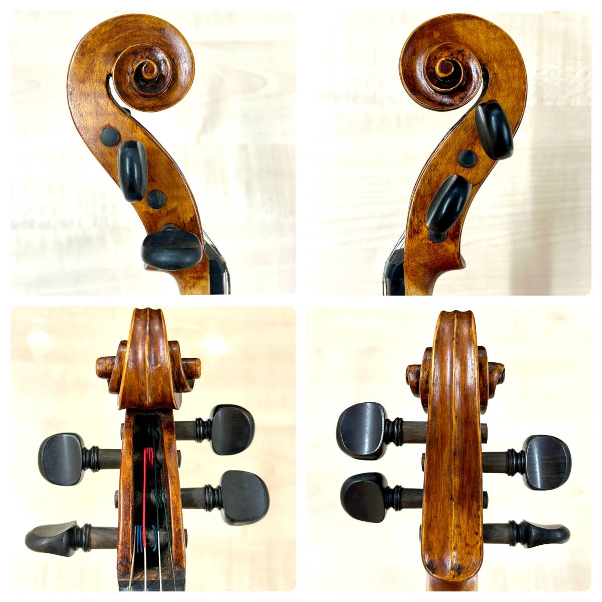 TY1114■ バイオリン ヴァイオリン Leslie Sheppard Burgess Hill,Sussex VIOLIN レスリー シェパード ケース付き 弓付き 弦楽器の画像6