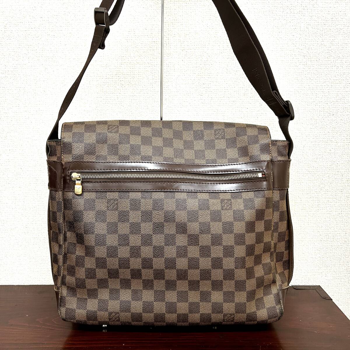 TY1121■LOUIS VUITTON ルイヴィトン LV ダミエ バスティーユ SP1104 Bag バッグ 鞄 ショルダーバッグ 斜め掛け ブランド 中古の画像3