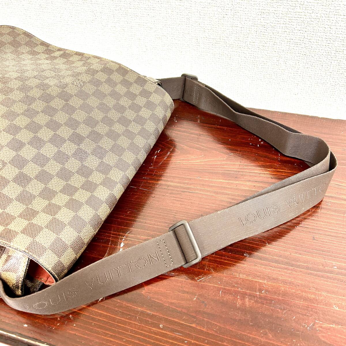 TY1121■LOUIS VUITTON ルイヴィトン LV ダミエ バスティーユ SP1104 Bag バッグ 鞄 ショルダーバッグ 斜め掛け ブランド 中古の画像6