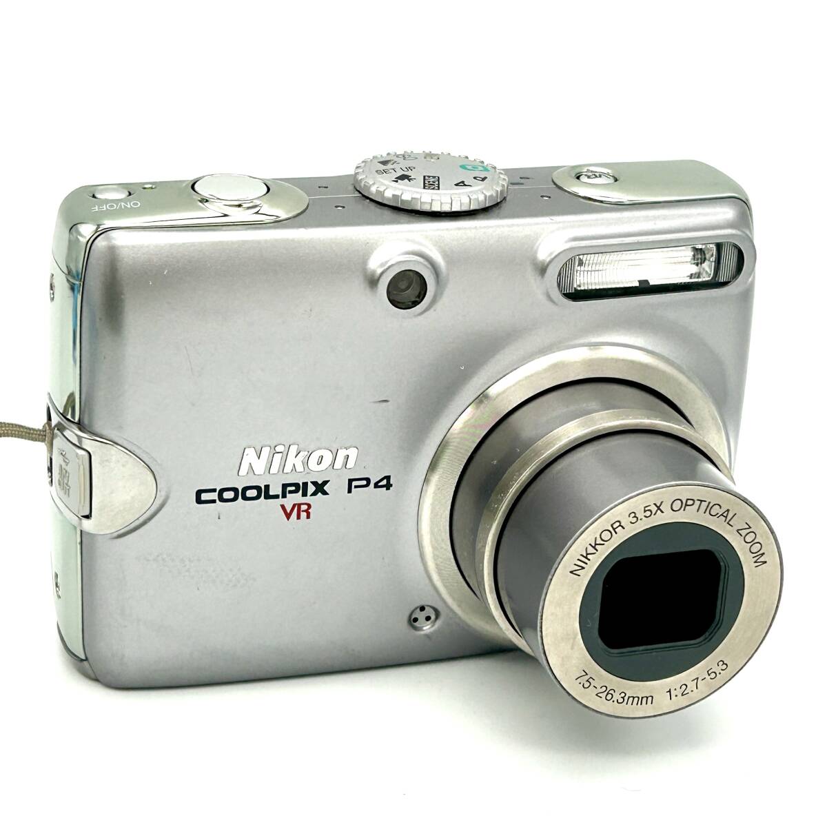 HY1514■【シャッター・フラッシュOK】Nikon ニコン COOLPIX クールピクス P4 VR CAMERA カメラ デジタルカメラ コンパクトの画像1