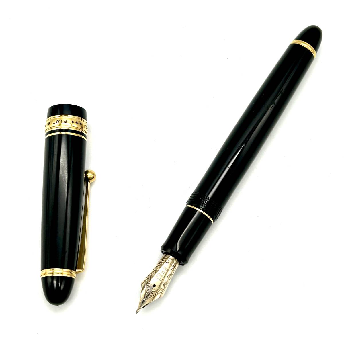 KY0082■【14K刻印】PILOT パイロット CUSTOM 743 カスタム 万年筆 ペン先 14金 585 ビジネス ペン ブランド 文房具 の画像1