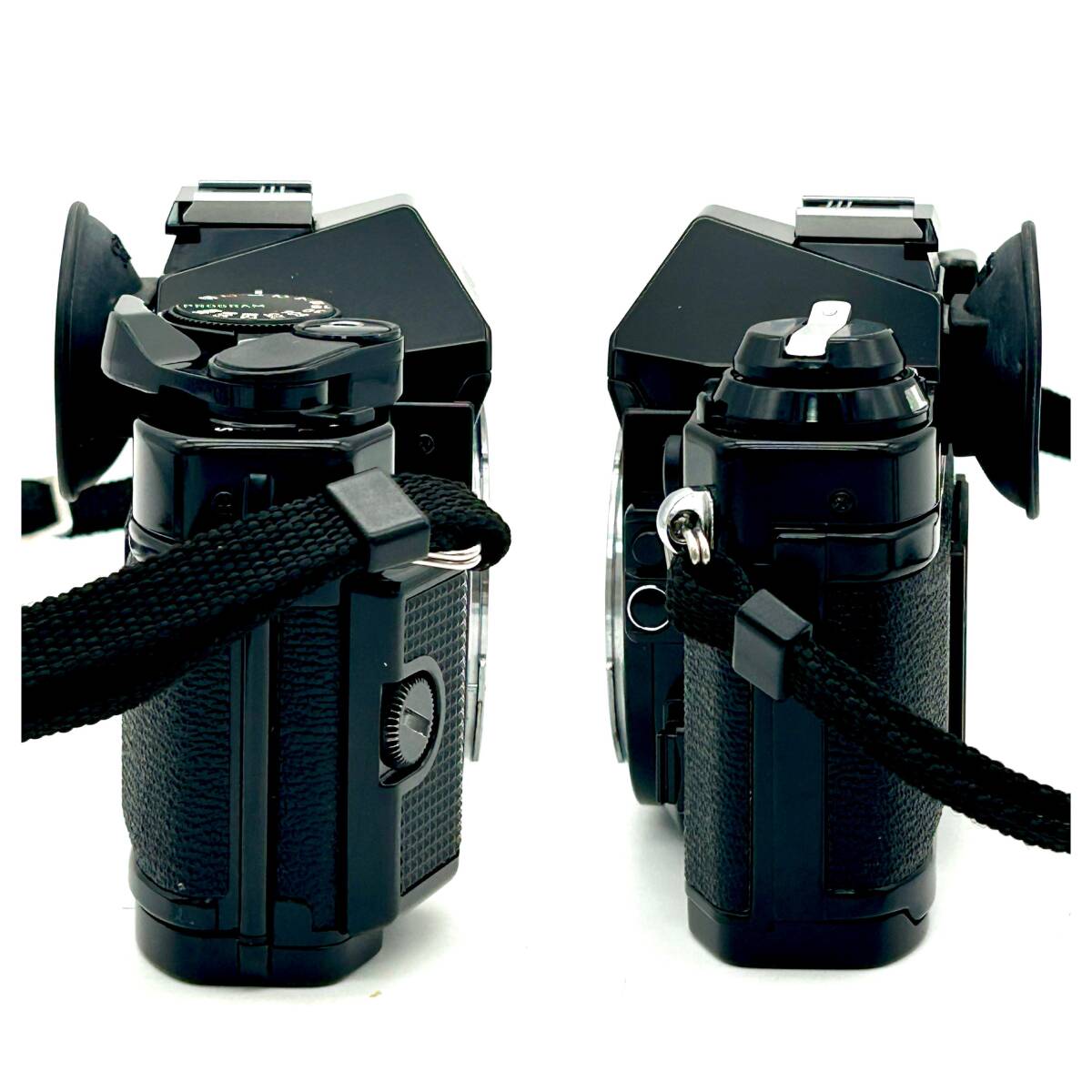 HY1531■【シャッターOK】Canon AE-1 PROGRAM ブラック ズームレンズ 28-55mm 1:3.5-4.5 POWER WINDER A2 付き カメラ フィルムカメラ _画像4