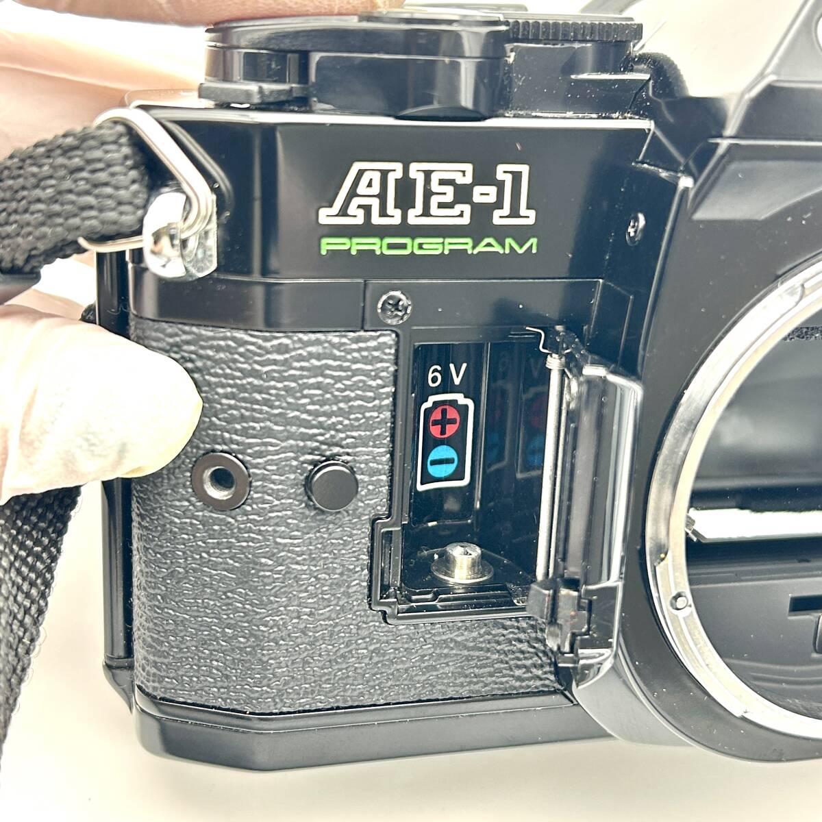 HY1531■【シャッターOK】Canon AE-1 PROGRAM ブラック ズームレンズ 28-55mm 1:3.5-4.5 POWER WINDER A2 付き カメラ フィルムカメラ _画像9